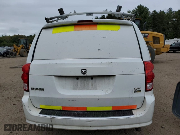 2014 Ram Cargo Van Tradesman with VIN 2C4JRGAG0ER322102, listed as a Copart auction lot 72892174 with 191,502 mi miles and Salvage Title. Bid and sale history available at carsss.com. Image 6.