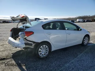 2015 Kia Forte LX with VIN KNAFX4A66F5330105, listed as a Copart auction lot 49499165 with 130,966 mi miles and Salvage Title. Bid and sale history available at carsss.com. Image 3.