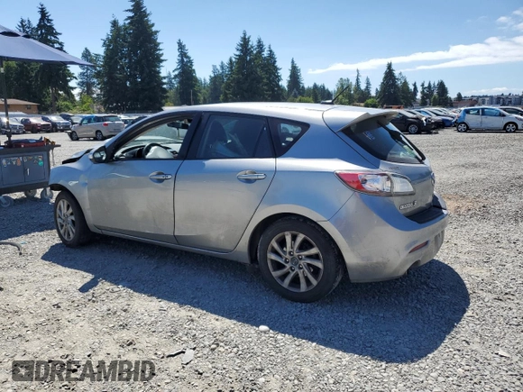 2013 Mazda 3 i Grand Touring with VIN JM1BL1MP2D1829097, listed as a Copart auction lot 64819055 with Not provided miles and Salvage title. Bid and sale history available at DreamBid. Image 2.