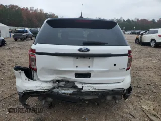 2014 Ford Utility Police Interceptor with VIN 1FM5K8AR9EGC40024, listed as a Copart auction lot 80796454 with 113,573 mi miles and Salvage Title. Bid and sale history available at carsss.com. Image 6.