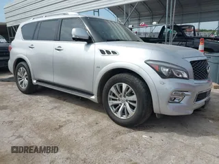 2017 Infiniti QX80 with VIN JN8AZ2NF3H9644820, listed as a IAAI auction lot 42246540 with 142,342 mi miles and . Bid and sale history available at DreamBid. Image 1.
