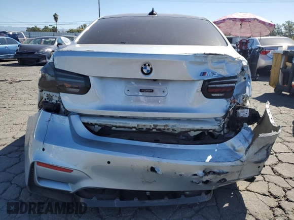 2017 BMW M3 with VIN WBS8M9C32H5G85467, listed as a Copart auction lot 66148333 with 45,255 mi miles. Bid and sale history available at carsss.com. Image 6.