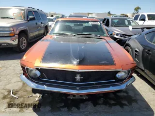 1970 Ford Mustang с VIN 0F01F169744, выставлен на аукционе Copart как лот 52200644 с пробегом 60 904 миль миль и Списание • Salvage title. История ставок и продаж доступна на DreamBid. Изображение 5.