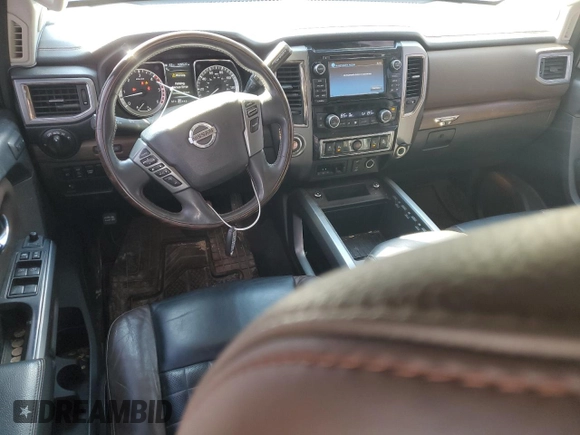 2016 Nissan Titan SV with VIN 1N6BA1F25GN508642, listed as a Copart auction lot 50738195 with 109,527 mi miles and Salvage title. Bid and sale history available at DreamBid. Image 8.
