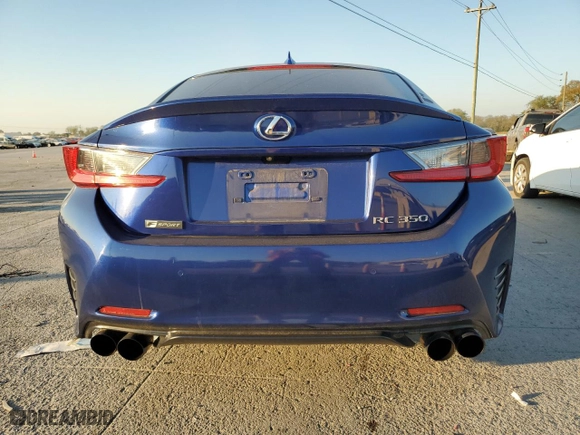 2015 Lexus RC 350 with VIN JTHHE5BC2F5010774, listed as a Copart auction lot 73773814 with 143,534 mi miles and Salvage Title. Bid and sale history available at carsss.com. Image 6.