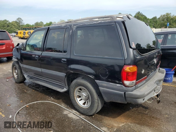 2000 Mercury Mountaineer with VIN 4M2DU66P2YUJ35413, listed as a Copart auction lot 52535624 with 343,752 mi miles and Salvage Title. Bid and sale history available at carsss.com. Image 2.