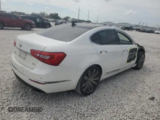 2015 Kia Cadenza Premium with VIN KNALN4D7XF5168752, listed as a Copart auction lot 72571304 with 126,667 mi miles and Salvage Title. Bid and sale history available at carsss.com. Image 3.