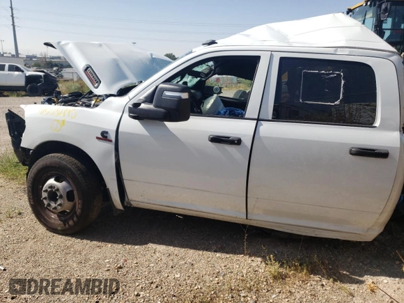2023 Ram 3500 Tradesman with VIN 3C7WRSCLXPG575927, listed as a Copart auction lot 74212224 with 0 mi miles and Salvage Title. Bid and sale history available at carsss.com. Image 2.