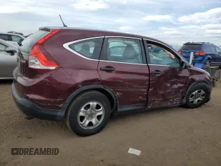 2014 Honda CR-V LX with VIN 5J6RM4H38EL072517, listed as a Copart auction lot 51525245 with 80,770 mi miles and Salvage Title. Bid and sale history available at carsss.com. Image 3.