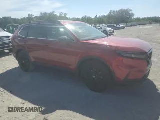 2024 Honda CR-V Sport with VIN 7FARS5H56RE010419, listed as a Copart auction lot 53229845 with 19,705 mi miles and Salvage Title. Bid and sale history available at DreamBid. Image 4.