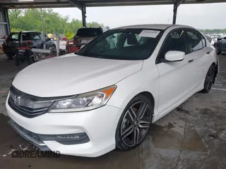 2017 Honda Accord Sport with VIN 1HGCR2F54HA136317, listed as a IAAI auction lot 42091828 with 146,628 mi miles and . Bid and sale history available at carsss.com. Image 17.