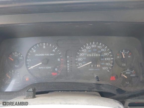 1996 Dodge Ram 1500 with VIN 1B7HC16Y1TS630096, listed as a IAAI auction lot 42095072 with 252,069 mi miles. Bid and sale history available at carsss.com. Image 7.