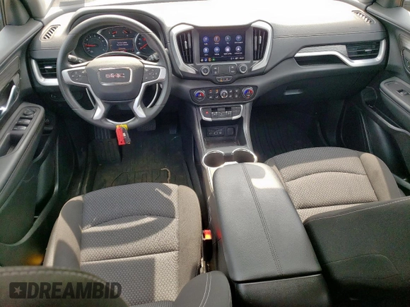2024 GMC Terrain SLE with VIN 3GKALMEG1RL209213, listed as a Copart auction lot 59177245 with 10,385 mi miles and Salvage title. Bid and sale history available at DreamBid. Image 8.