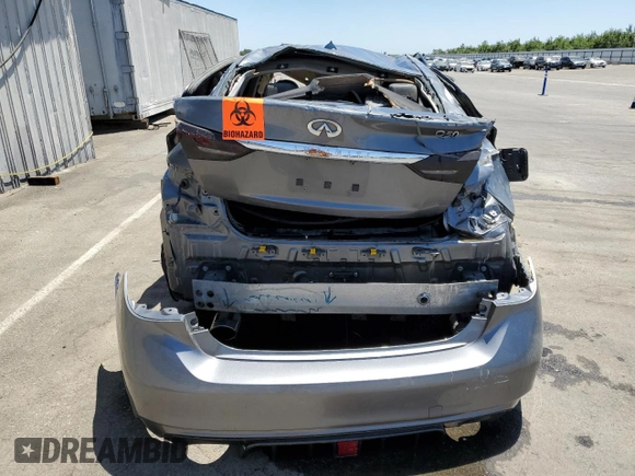 2019 Infiniti Q50 Signature Edition with VIN JN1EV7AP7KM517239, listed as a Copart auction lot 58093944 with 63,177 mi miles and Salvage Title. Bid and sale history available at DreamBid. Image 6.