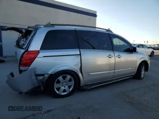 2006 Nissan Quest SE with VIN 5N1BV28U96N118097, listed as a Copart auction lot 78171414 with 0 mi miles and Salvage Title. Bid and sale history available at carsss.com. Image 3.