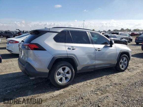 2019 Toyota RAV4 XLE with VIN 2T3W1RFV0KW036705, listed as a Copart auction lot 80983694 with 110,823 mi miles and Salvage Title. Bid and sale history available at carsss.com. Image 3.