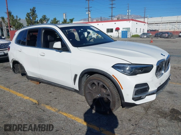 2022 BMW X5 sDrive40i with VIN 5UXCR4C04N9M61676, listed as a IAAI auction lot 41131319 with 29,731 mi miles. Bid and sale history available at carsss.com. Image 1.