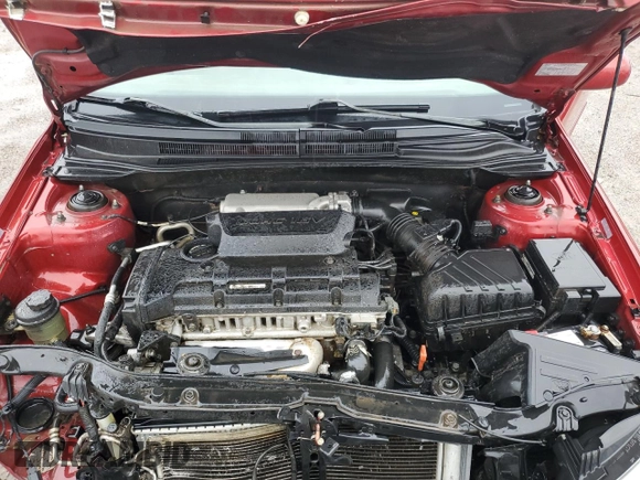 2008 Kia Spectra EX with VIN KNAFE122685584092, listed as a Copart auction lot 55140615 with 217,131 mi miles and Salvage title. Bid and sale history available at DreamBid. Image 11.