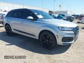2019 Audi Q7 Prestige with VIN WA1VAAF73KD015756, listed as a IAAI auction lot 41868717 with 49,227 mi miles. Bid and sale history available at carsss.com. Image 1.