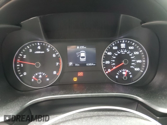 2021 Kia Forte LXS with VIN 3KPF24ADXME308805, listed as a Copart auction lot 59344255 with 60,854 mi miles and Salvage title. Bid and sale history available at DreamBid. Image 9.