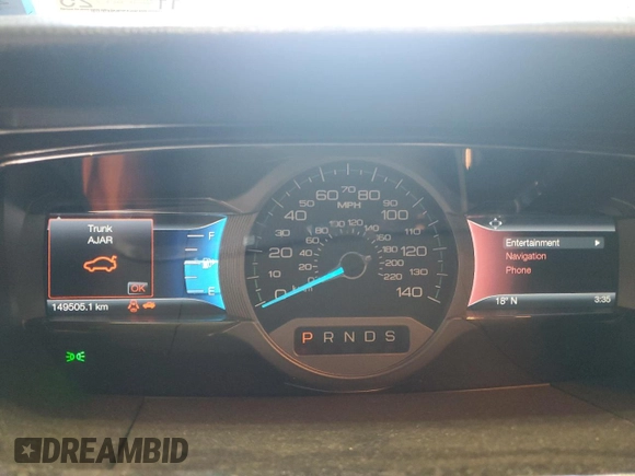 2015 Ford Taurus Limited with VIN 1FAHP2J85FG173646, listed as a Copart auction lot 53686295 with 149,505 mi miles and Salvage Title. Bid and sale history available at carsss.com. Image 9.