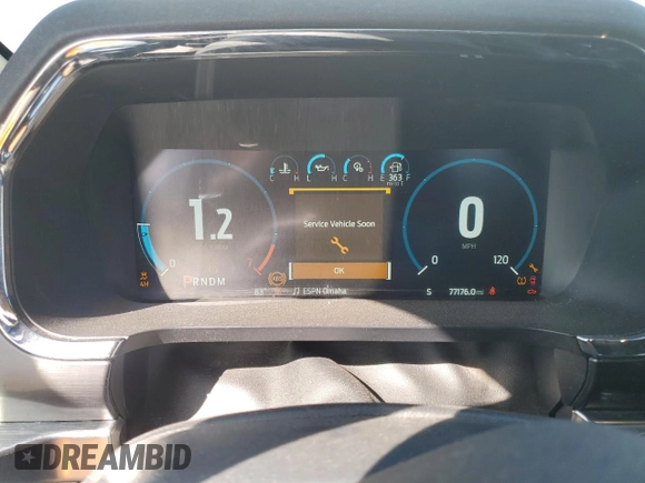 2022 Ford F-150 XL with VIN 1FTFW1E80NFA48714, listed as a Copart auction lot 51224625 with 77,176 mi miles and Salvage Title. Bid and sale history available at carsss.com. Image 9.