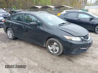 2014 Honda Civic Sedan LX with VIN 2HGFB2F57EH548259, listed as a IAAI auction lot 42025763 with 179,382 mi miles. Bid and sale history available at carsss.com. Image 1.