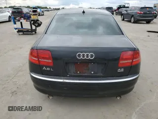 2008 Audi A8 L 4.2L with VIN WAUMV94E38N008960, listed as a Copart auction lot 71106524 with 0 mi miles and Salvage Title. Bid and sale history available at carsss.com. Image 6.