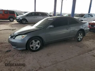 2004 Honda Civic EX with VIN 1HGEM21924L051203, listed as a Copart auction lot 45213505 with 187,589 mi miles and Salvage Title. Bid and sale history available at DreamBid. Image 1.