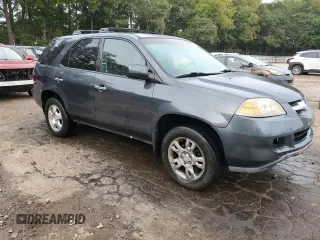 2006 Acura MDX with VIN 2HNYD18266H525453, listed as a Copart auction lot 74665534 with 189,045 mi miles and Salvage Title. Bid and sale history available at carsss.com. Image 4.