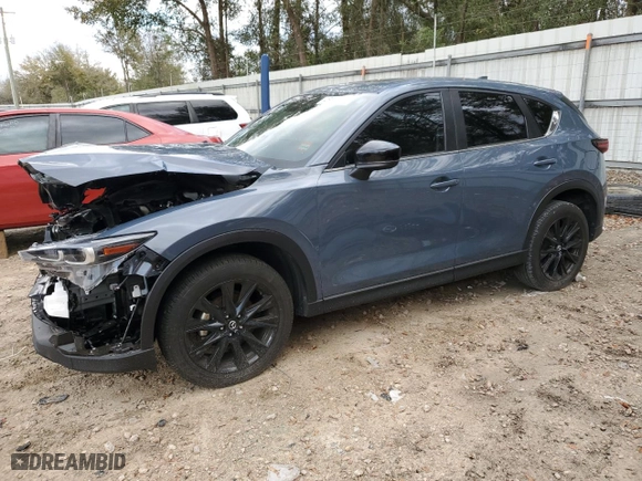 2024 Mazda CX-5 2.5 S Carbon Edition with VIN JM3KFBCM1R0363350, listed as a Copart auction lot 48599875 with 14,871 mi miles and Non Repairable. Bid and sale history available at carsss.com. Image 1.