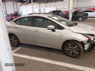 2021 Nissan Versa SV with VIN 3N1CN8EV1ML875990, listed as a IAAI auction lot 41383725 with 55,061 mi miles. Bid and sale history available at carsss.com. Image 14.