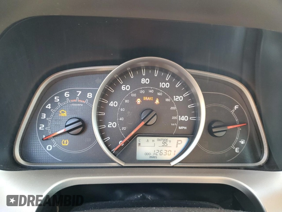 2014 Toyota RAV4 LE with VIN JTMZFREV5ED032229, listed as a Copart auction lot 44257075 with 126,301 mi miles and Salvage title. Bid and sale history available at DreamBid. Image 9.