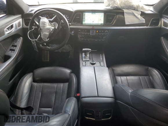 2019 Genesis G80 3.3T Sport with VIN KMTFN4JB5KU305560, listed as a Copart auction lot 64960634 with 57,017 mi miles and Non Repairable. Bid and sale history available at carsss.com. Image 8.