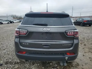 2018 Jeep Compass Limited with VIN 3C4NJDCB2JT263067, listed as a Copart auction lot 52626665 with 51,567 mi miles and Salvage Title. Bid and sale history available at DreamBid. Image 6.