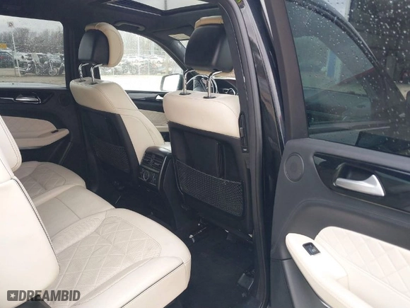 2017 Mercedes-Benz GLS with VIN 4JGDF7DE3HA952393, listed as a IAAI auction lot 41486489 with 86,350 mi miles. Bid and sale history available at carsss.com. Image 8.