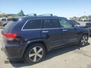 2015 Jeep Grand Cherokee Overland with VIN 1C4RJFCG0FC629863, listed as a Copart auction lot 63098475 with 92,426 mi miles and Salvage title. Bid and sale history available at DreamBid. Image 3.