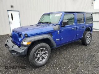 2018 Jeep Wrangler Unlimited Sport с VIN 1C4HJXDG3JW292810, выставлен на аукционе Copart как лот 57672705 с пробегом 106 378 миль миль и Списание • Salvage title. История ставок и продаж доступна на DreamBid. Изображение 1.