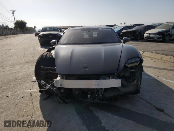 2022 Porsche Taycan GTS with VIN WP0AD2Y10NSA59551, listed as a Copart auction lot 36894013 with 5,593 mi miles and . Bid and sale history available at DreamBid. Image 5.