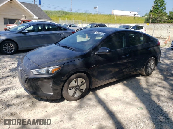 2019 Hyundai Ioniq Blue with VIN KMHC65LCXKU171182, listed as a Copart auction lot 62520065 with 146,180 mi miles and Salvage title. Bid and sale history available at DreamBid. Image 1.