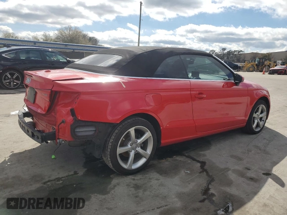 2015 Audi A3 1.8T Premium with VIN WAU6CLFF8F1036565, listed as a Copart auction lot 45479685 with 75,519 mi miles and Salvage Title. Bid and sale history available at carsss.com. Image 3.