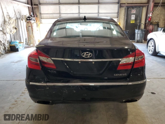 2013 Hyundai Genesis 3.8L z VIN KMHGC4DDXDU214241, wystawiony jako Copart lot #55467125 z przebiegiem 70 079 mil mil oraz Szkoda całkowita • Salvage title. Historia ofert i sprzedaży dostępna na DreamBid. Obrazek 6.