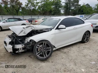 2018 BMW 2 Series 230i xDrive with VIN WBA2J3C54JVA49821, listed as a Copart auction lot 61046555 with 51,167 mi miles and Salvage title. Bid and sale history available at DreamBid. Image 1.