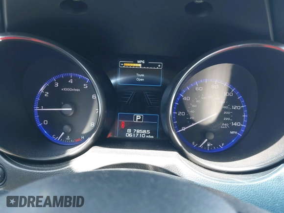 2019 Subaru Legacy Premium with VIN 4S3BNAH61K3038105, listed as a IAAI auction lot 42021989 with 61,710 mi miles and . Bid and sale history available at DreamBid. Image 7.