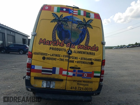 2014 Mercedes-Benz Sprinter with VIN WD3BE7DC8E5837543, listed as a Copart auction lot 63895324 with Not Provided miles and Salvage Title. Bid and sale history available at DreamBid. Image 6.