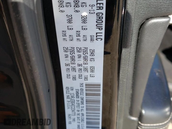 2014 Jeep Grand Cherokee Limited with VIN 1C4RJEBG4EC234773, listed as a Copart auction lot 41469775 with 114,729 mi miles and Salvage Title. Bid and sale history available at carsss.com. Image 16.