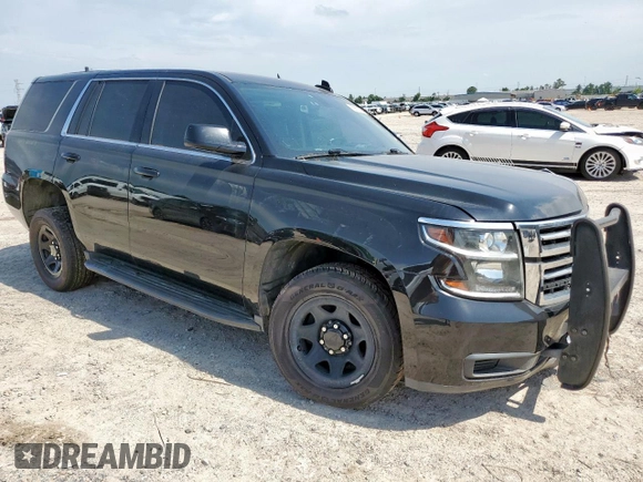 2020 Chevrolet Tahoe Commercial with VIN 1GNLCDEC0LR242390, listed as a Copart auction lot 58621695 with Not provided miles and Salvage title. Bid and sale history available at DreamBid. Image 4.