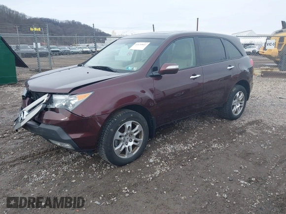 2009 Acura MDX Tech Pkg with VIN 2HNYD28679H510960, listed as a IAAI auction lot 41630843 with 129,126 mi miles. Bid and sale history available at carsss.com. Image 2.