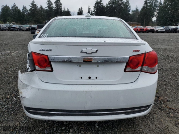 2014 Chevrolet Cruze 2LT with VIN 1G1PF5SB0E7209366, listed as a Copart auction lot 86144614 with 129,206 mi miles and Salvage Title. Bid and sale history available at carsss.com. Image 6.