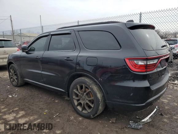 2017 Dodge Durango R/T with VIN 1C4SDJCT6HC644136, listed as a Copart auction lot 45325085 with 106,244 mi miles and Salvage title. Bid and sale history available at DreamBid. Image 2.